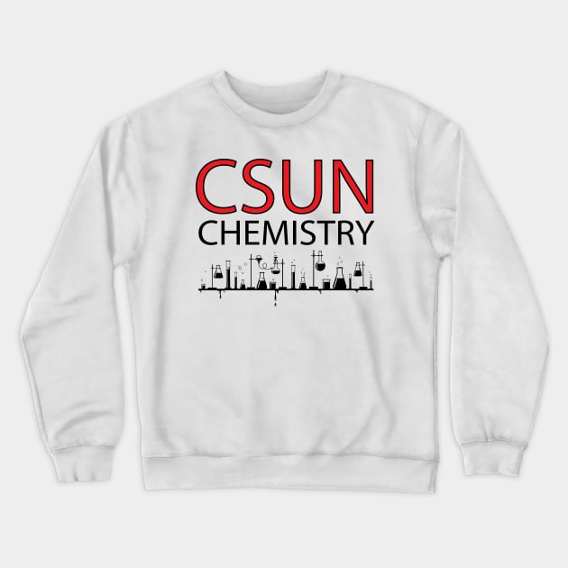 CSUN Chemistry (Black Print) Crewneck Sweatshirt by csunasbmbchapter